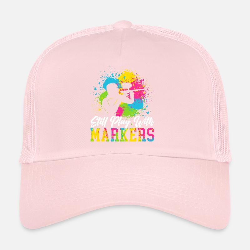 Spielen Sie immer noch mit Markern Paintball Paintballer Trucker Cap