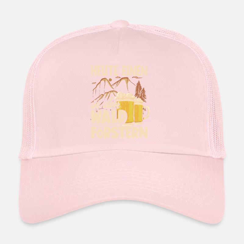 Heute einen in den Wald Förstern Biertrinker & Trucker Cap