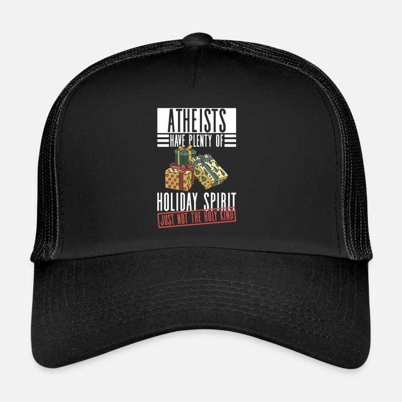 Athéisme athée Anti Église Noël Casquette trucker 