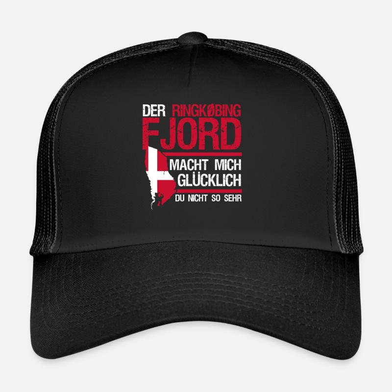 Ringkøbing Urlaub Flagge Dänemark Trucker Cap
