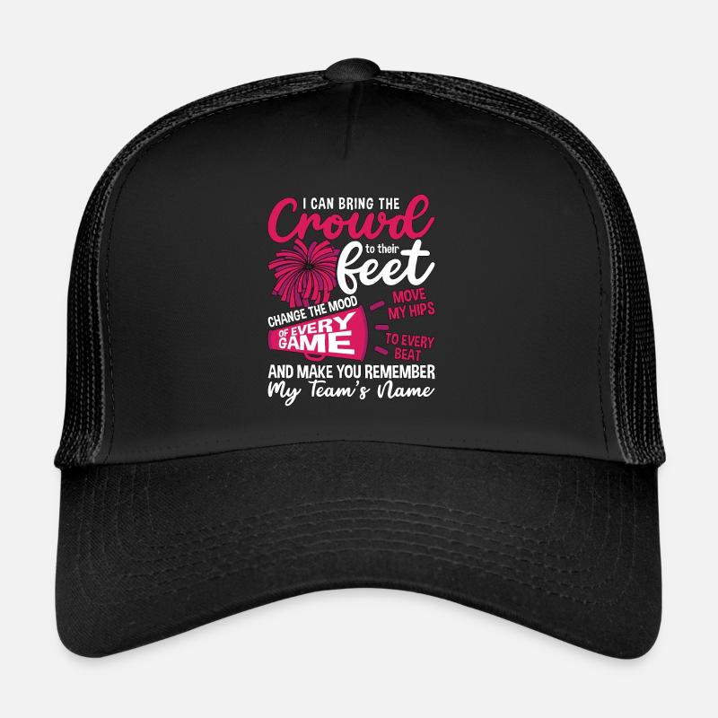 Cheerleading I Can Bring The Crowd To Cheer Squad Trucker Cap