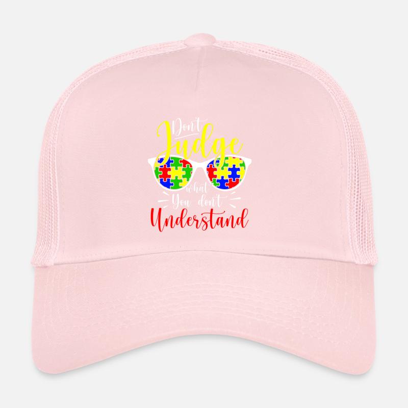 Sensibilisation à l’autisme – Ne condamnez pas quoi Casquette trucker 