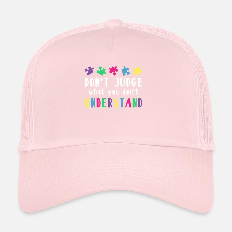 Sensibilisation à l’autisme – Ne condamnez pas quoi Casquette trucker 