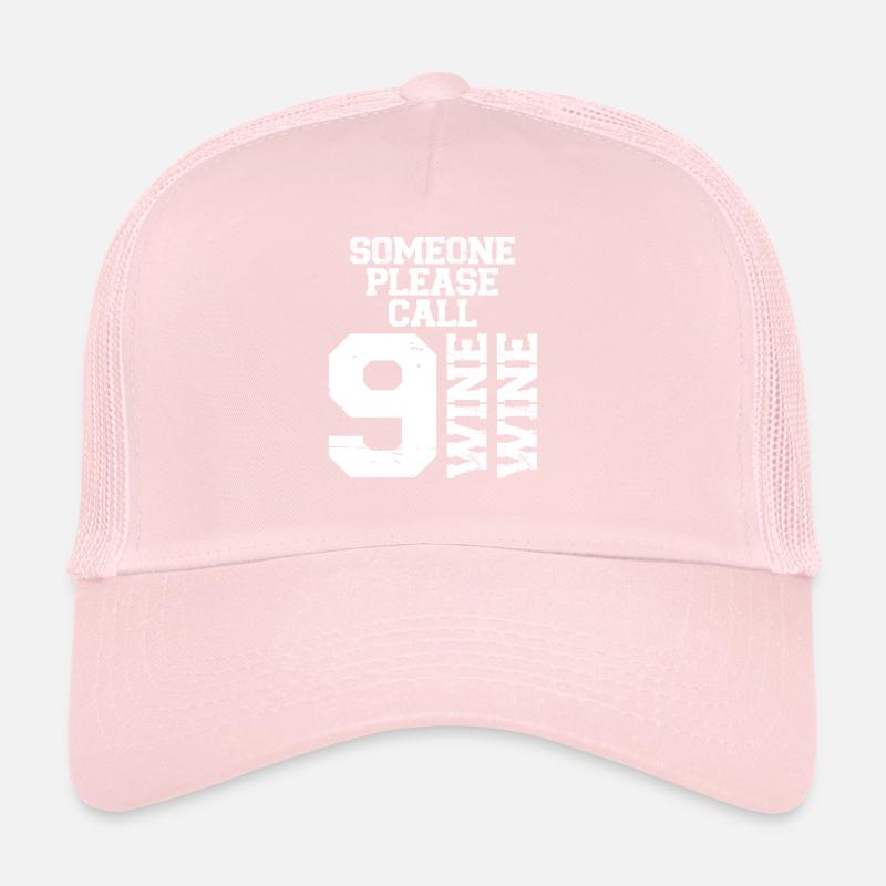 Call Nine Wine Wine Trucker Cap