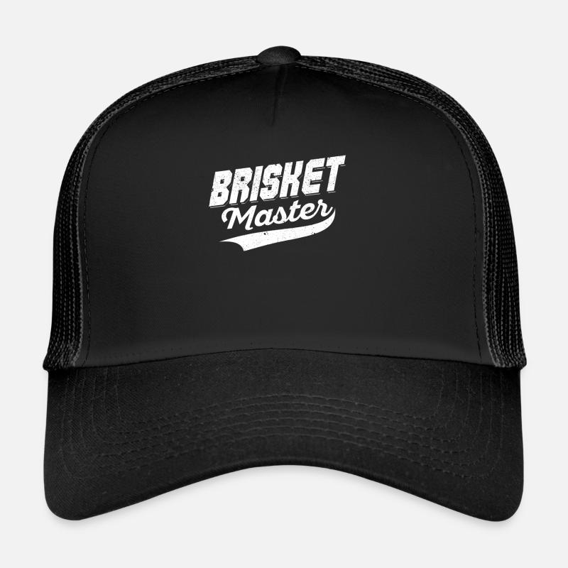 Brisket Master Smoked Meat BBQ Smoker Grilling Casquette trucker 