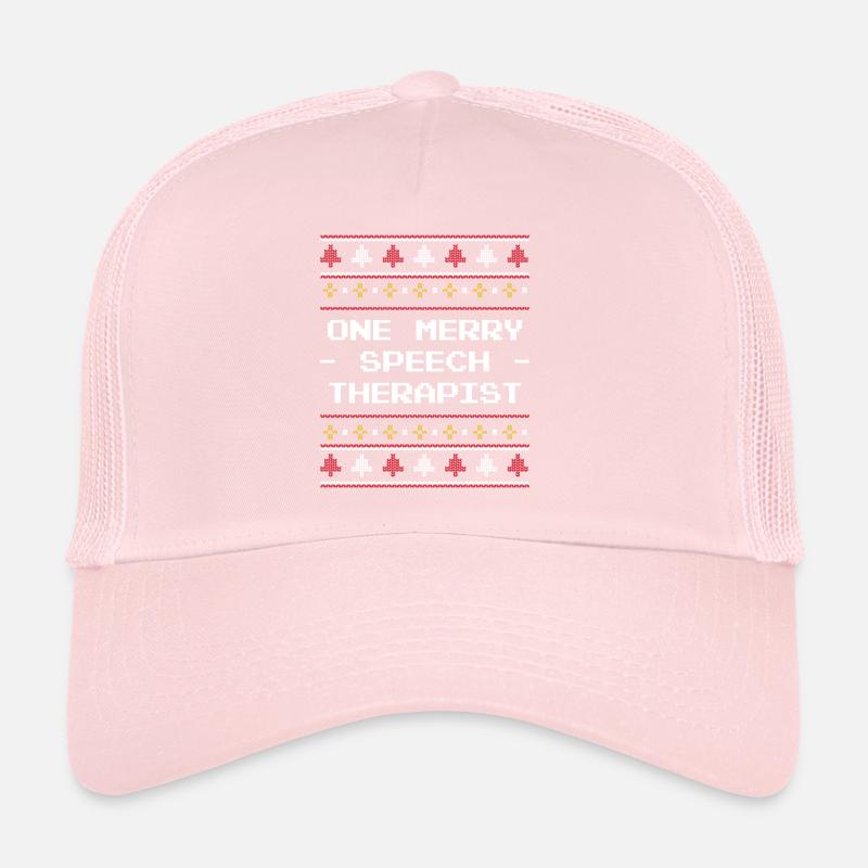 Ein fröhlicher Logopäde Sprachsprache Trucker Cap