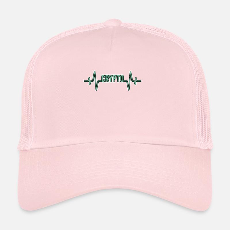 Crypto Cryptocurrency Heartbeat Casquette trucker 