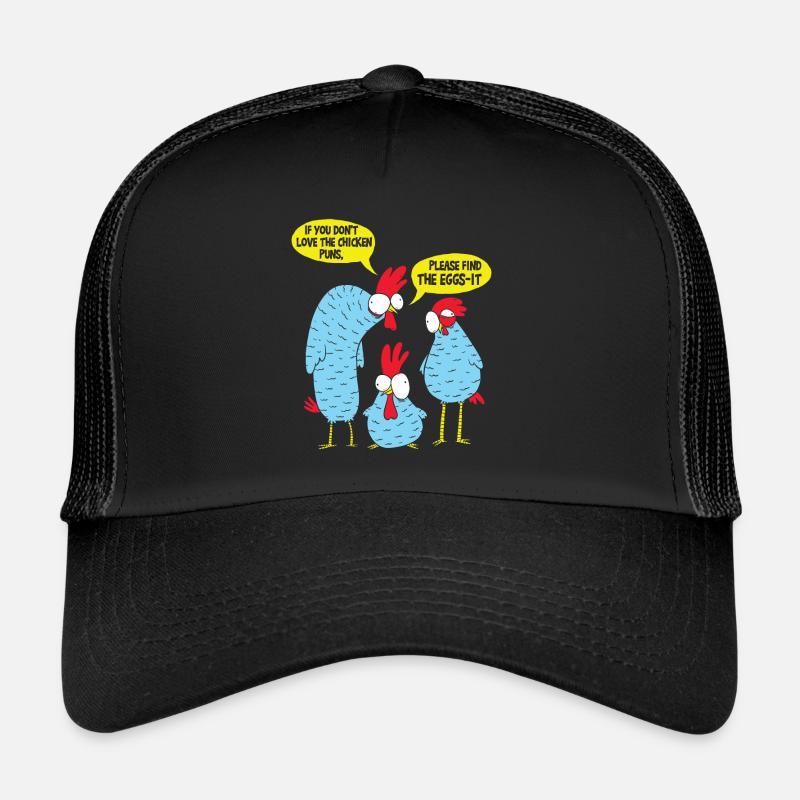 Chicken Puns Trucker Cap