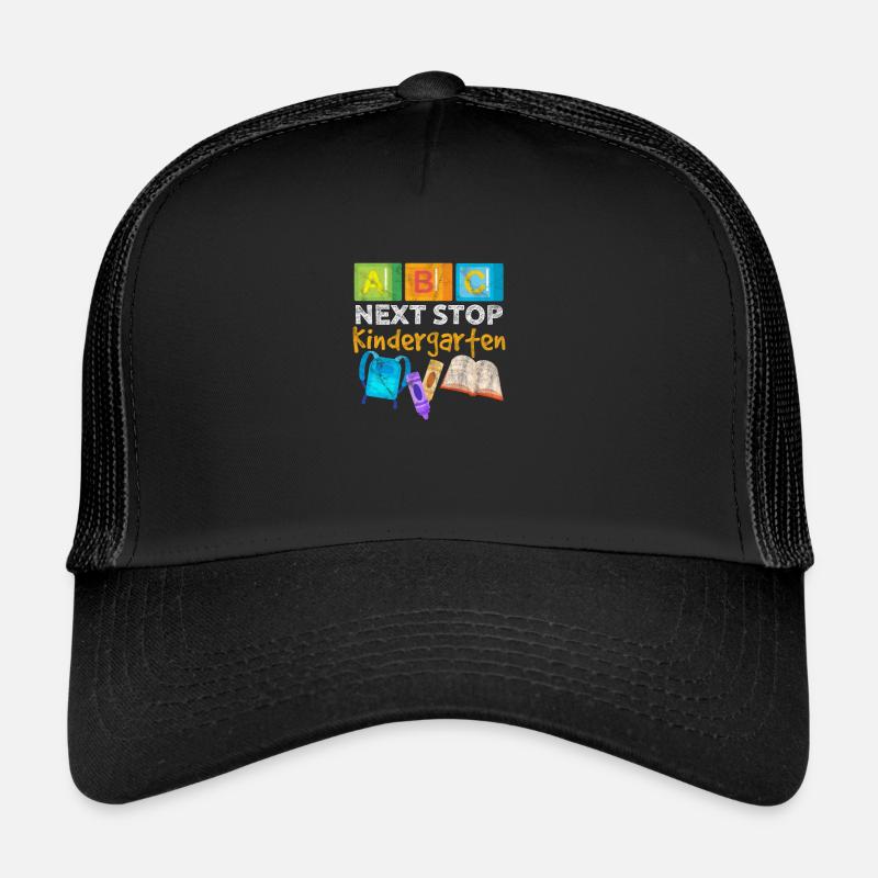Kindergarten - Trucker Cap - Schwarz/Schwarz