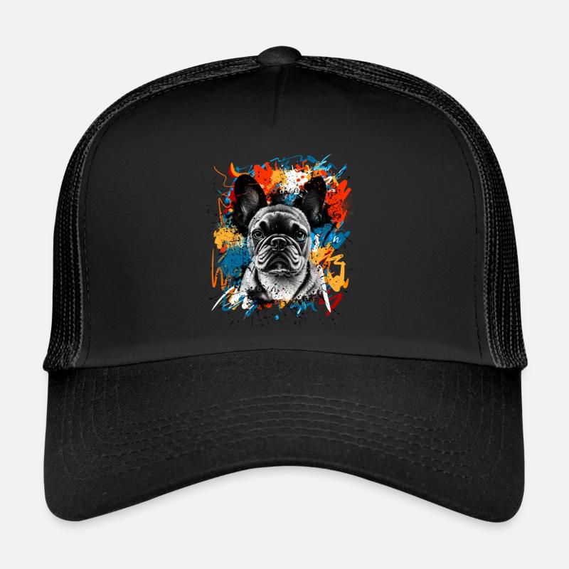 Bouledogue français Casquette trucker 