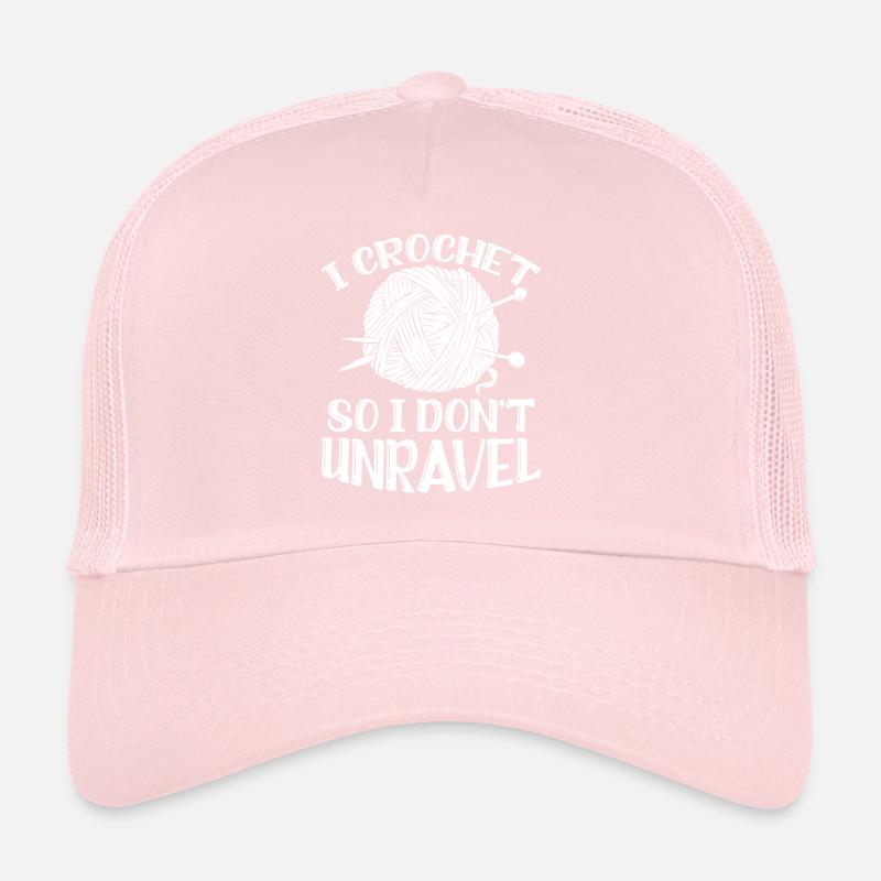 Je crochete pour ne pas démêler Casquette trucker 