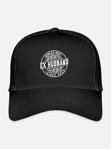 Worlds parie ex mari depuis 2022 Divorce - Casquette trucker  - noir/noir - Devant