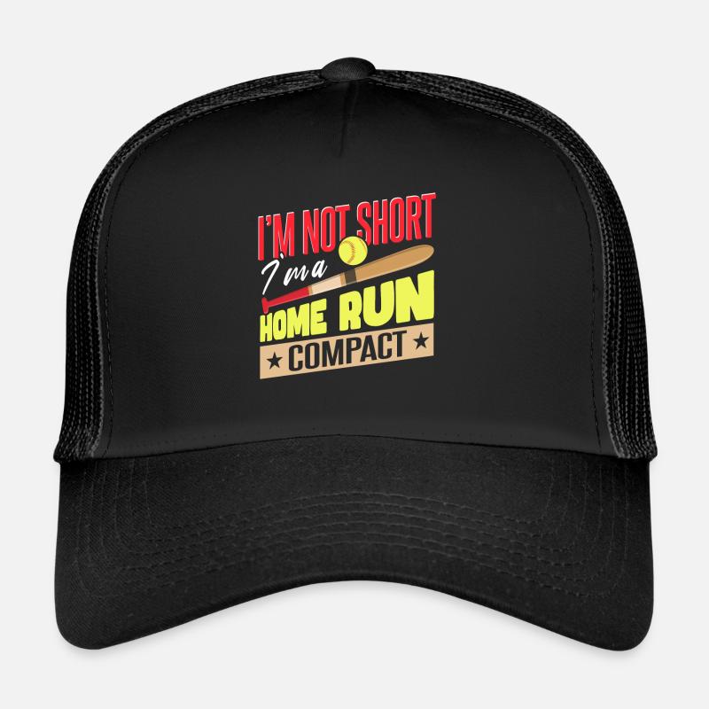 Je suis un homerun Softball compact Casquette trucker 