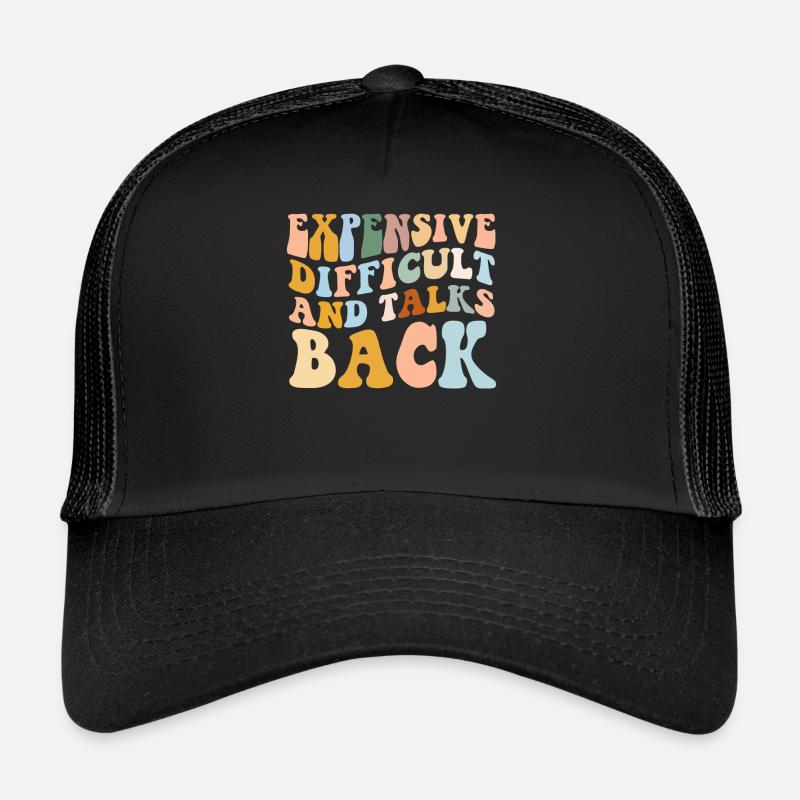 Cher difficile et parle en retour Casquette trucker 