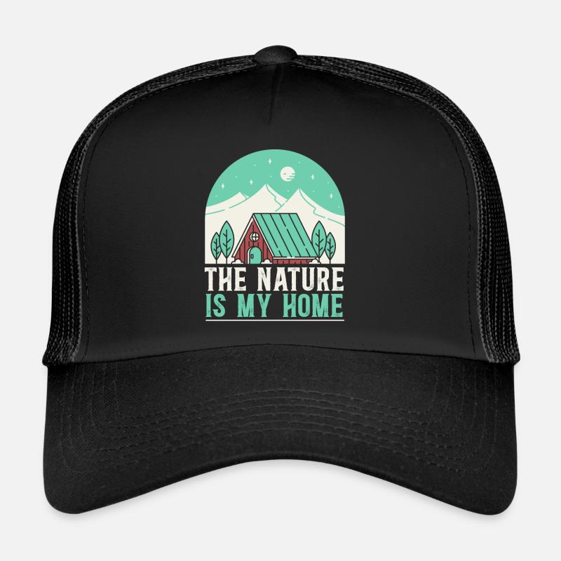 Cottagecore Champignon Esthétique Conservation de la nature Casquette trucker 