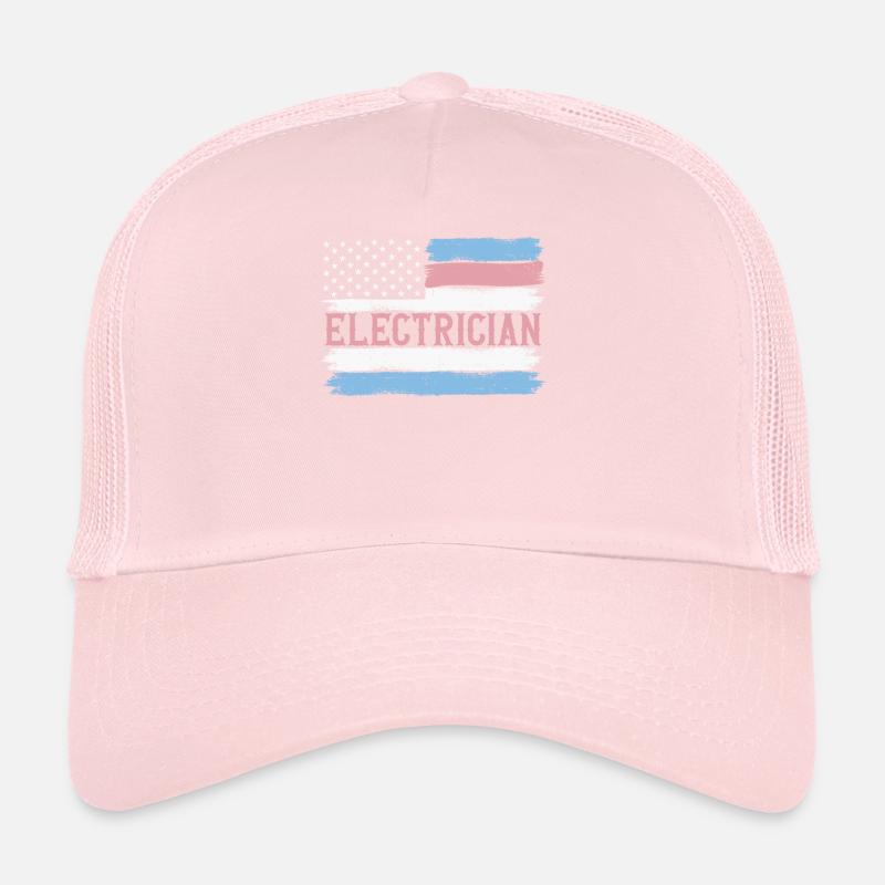 US Pride Lineman Electronics Technician Idée cadeau Casquette trucker 