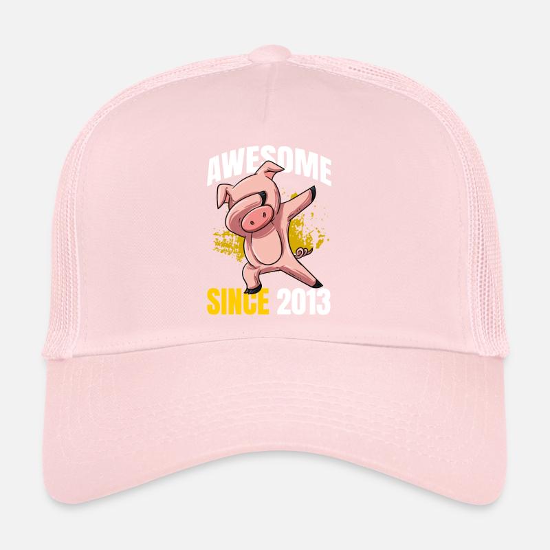 Génial depuis 2013 - 10ème anniversaire de cochon Casquette trucker 
