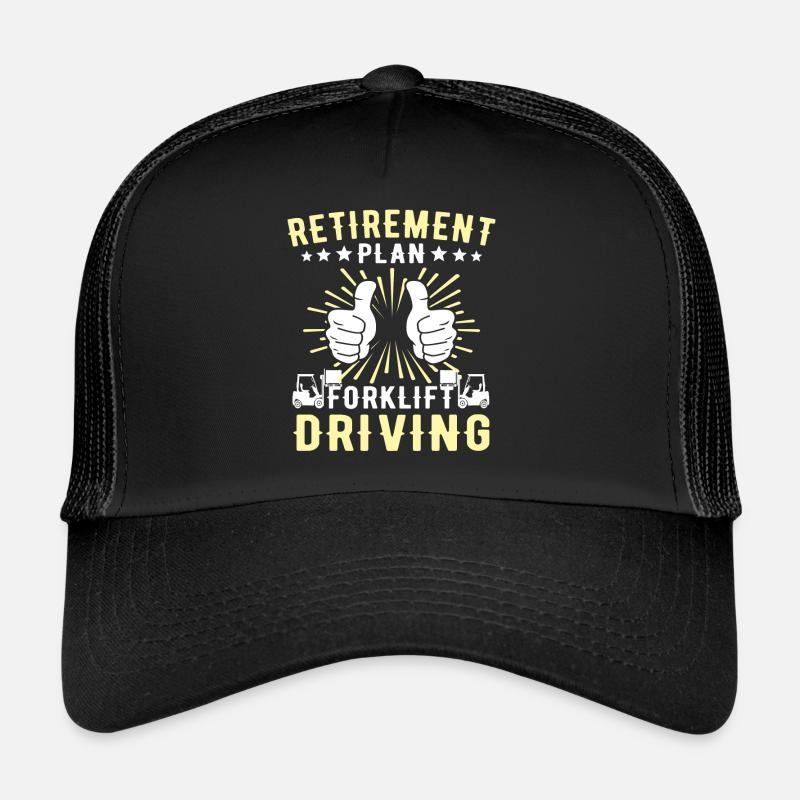 Conducteur de chariot élévateur Chariot élévateur Casquette trucker 