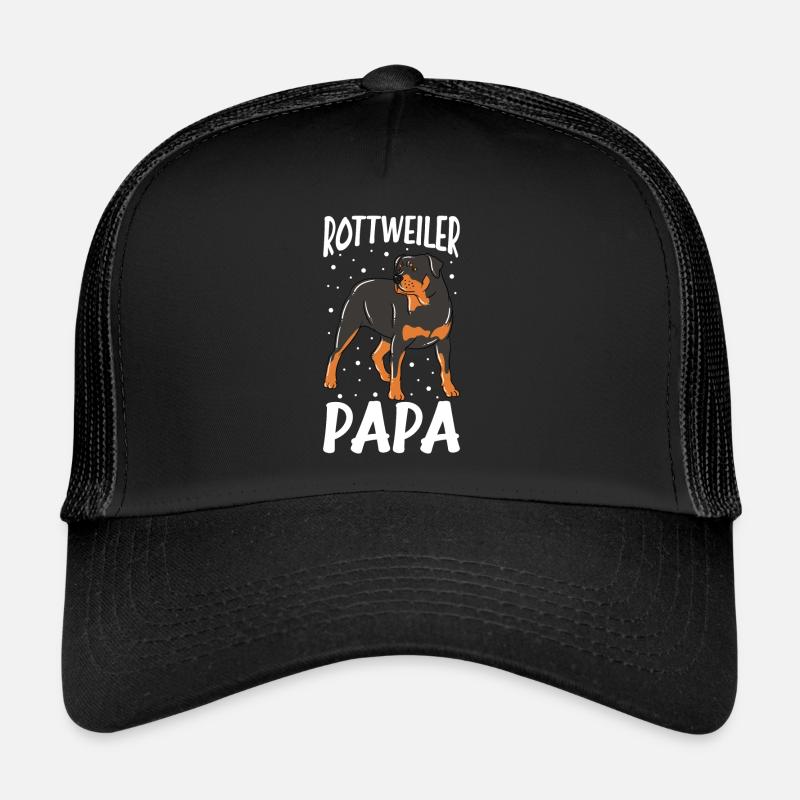 Rottweiler Papa Casquette trucker 
