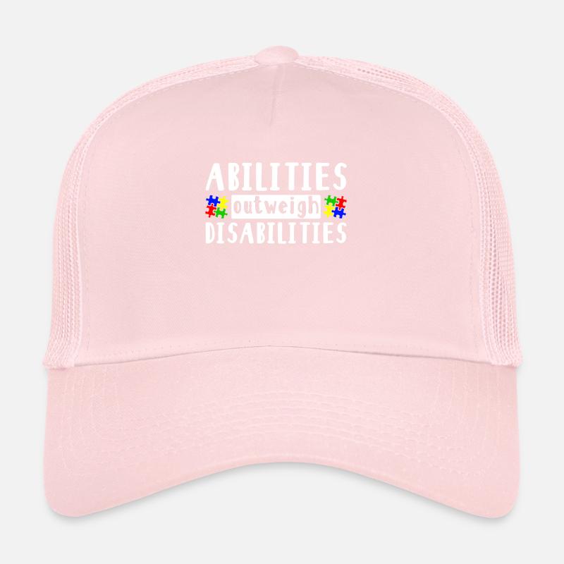Sensibilisation à l’autisme - les capacités prédominent Casquette trucker 