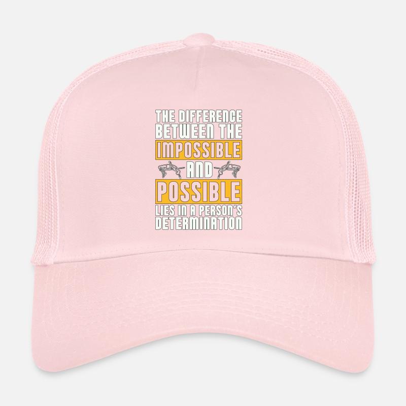 High Jump The Difference Between The Pole Vaulting Trucker Cap