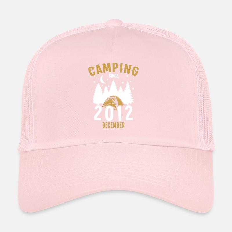 Anniversaire: Camping depuis décembre 2012 Camping Casquette trucker 