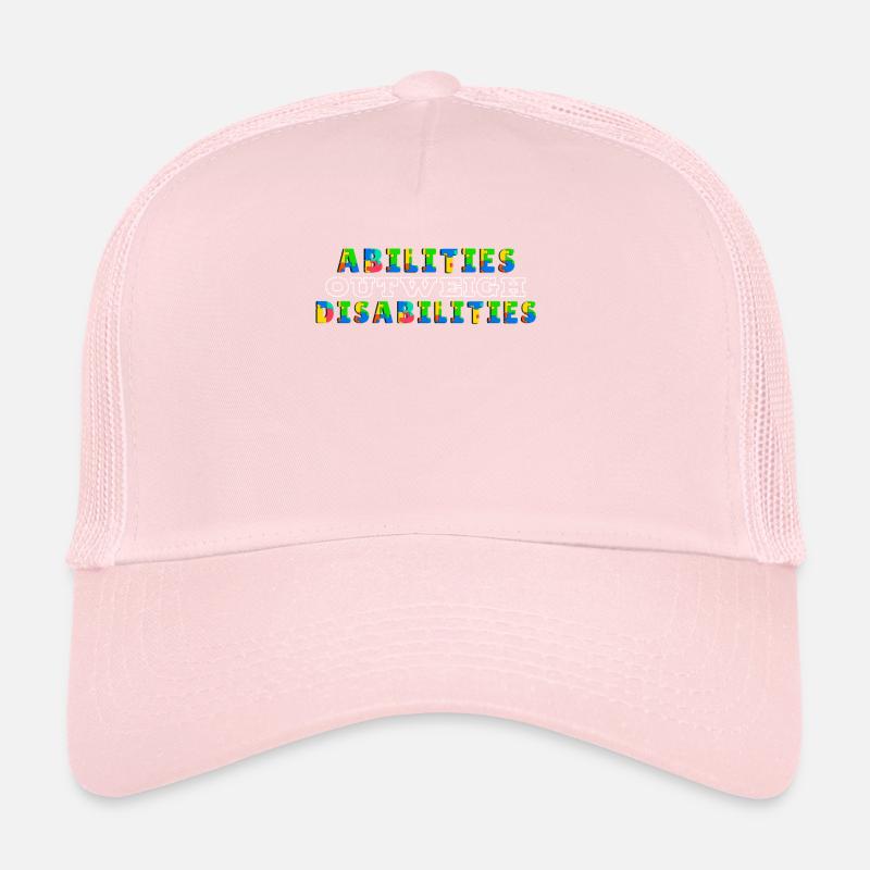 Sensibilisation à l’autisme - les capacités prédominent Casquette trucker 