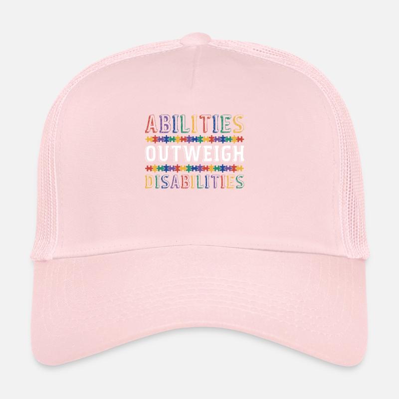 Sensibilisation à l’autisme - les capacités prédominent Casquette trucker 