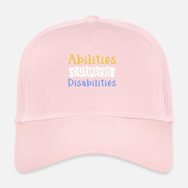 Autism awareness - abilities predominate Trucker Cap
