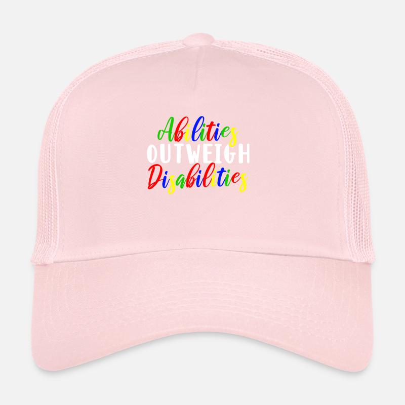 Autism awareness - abilities predominate Trucker Cap