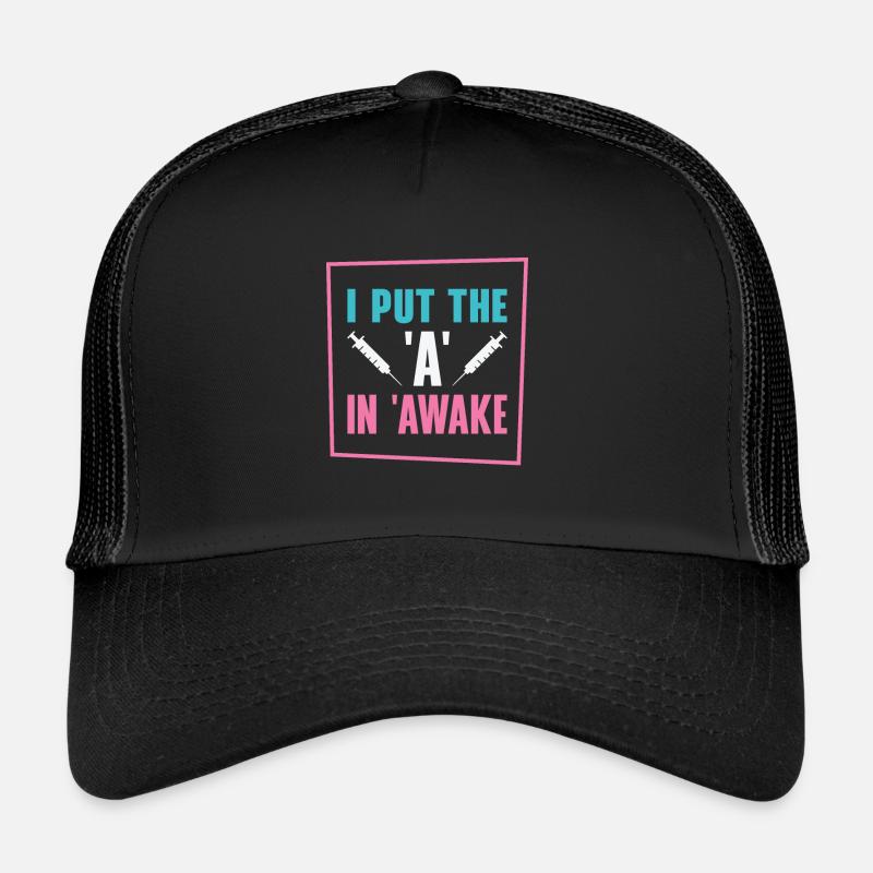 Infirmière anesthésiste anesthésiste Casquette trucker 