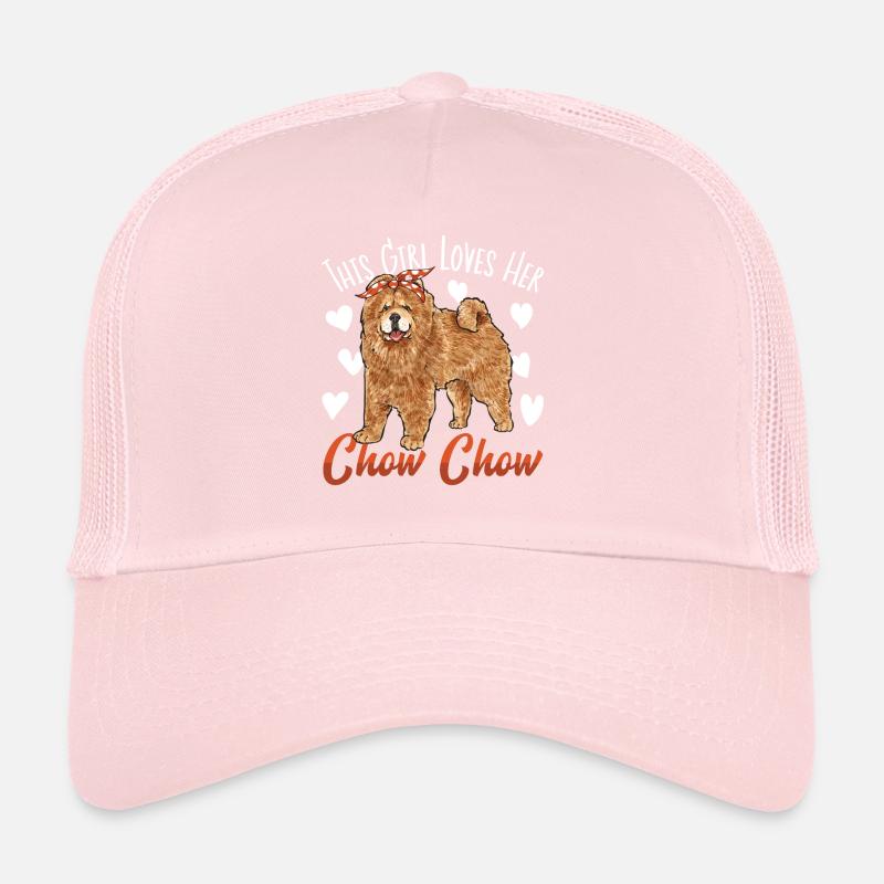 Chow Chow Hund Trucker Cap