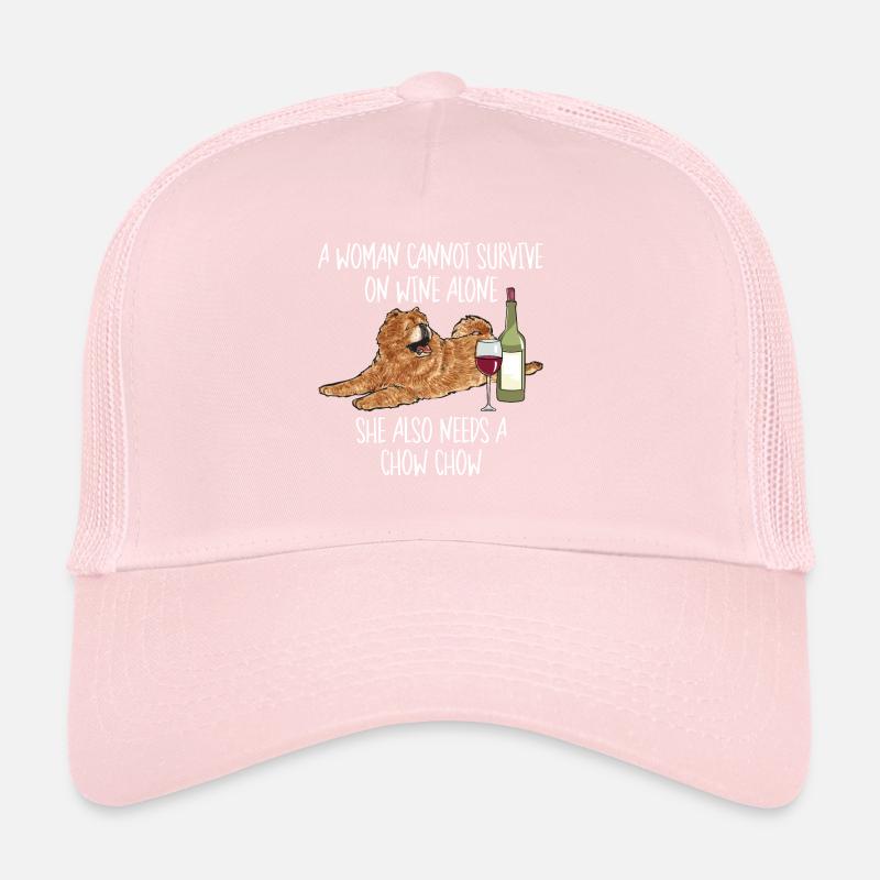 Chow Chow Dog Trucker Cap