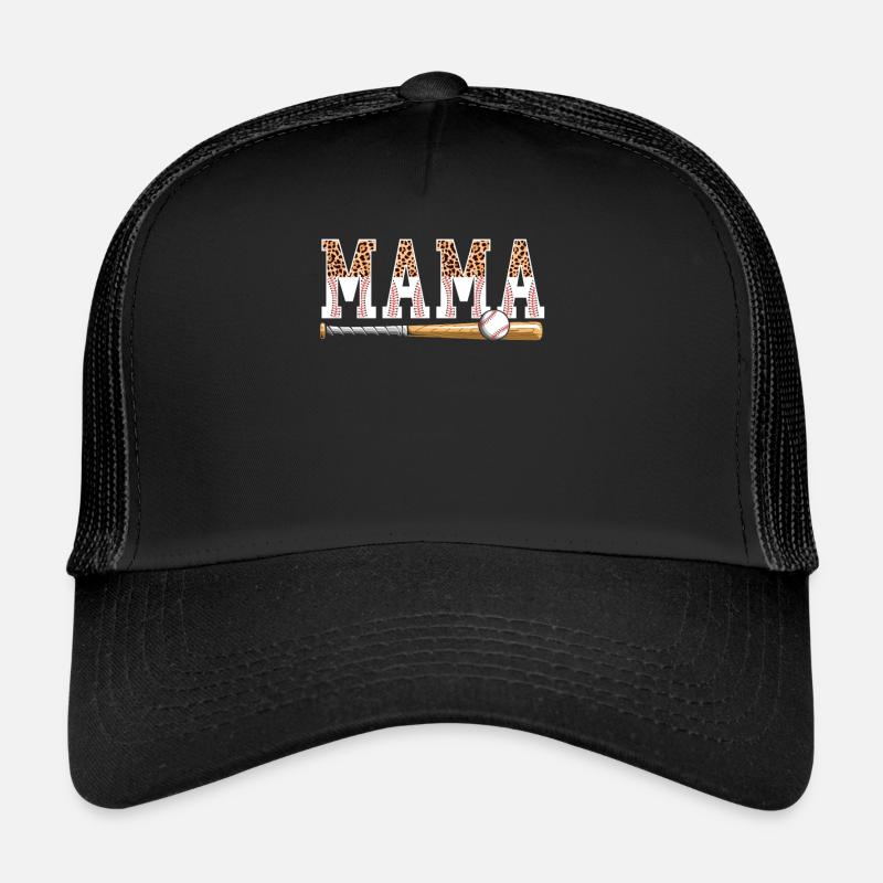Baseball Mama Baseball Player Mothers Day Trucker Cap