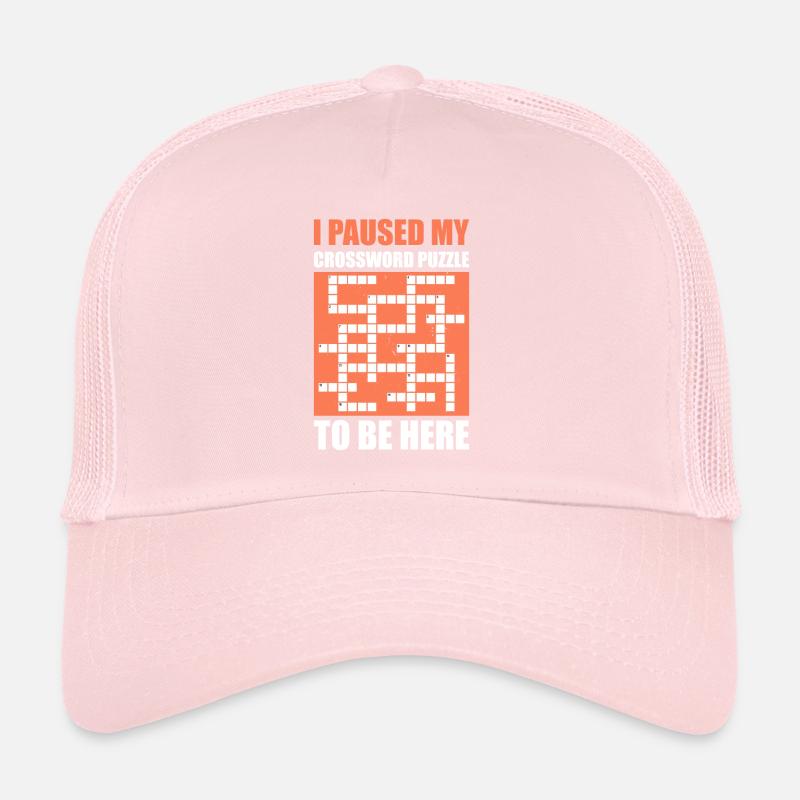 Mots croisés Casquette trucker 
