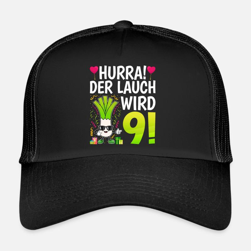 Hurra der Lauch wird 9 Trucker Cap