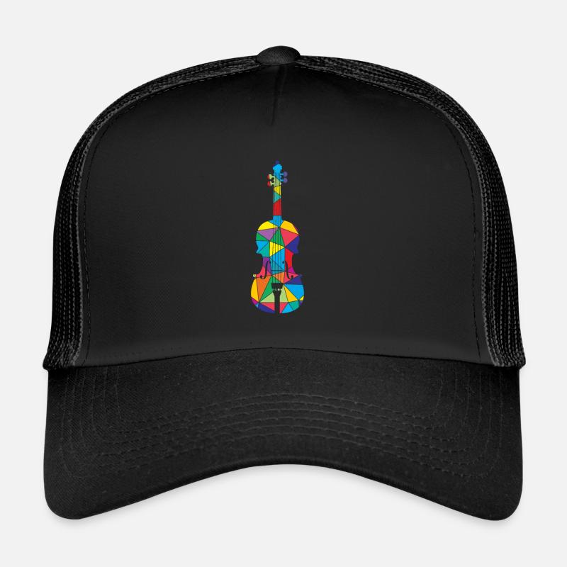 Violon Polygone Funny Violon Casquette trucker 