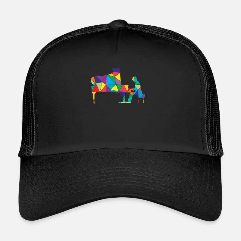 Piano Polygone Funny Piano Casquette trucker 