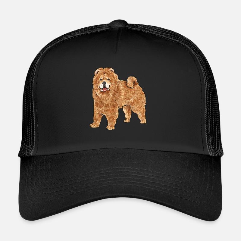 Chow Chow Dog Trucker Cap