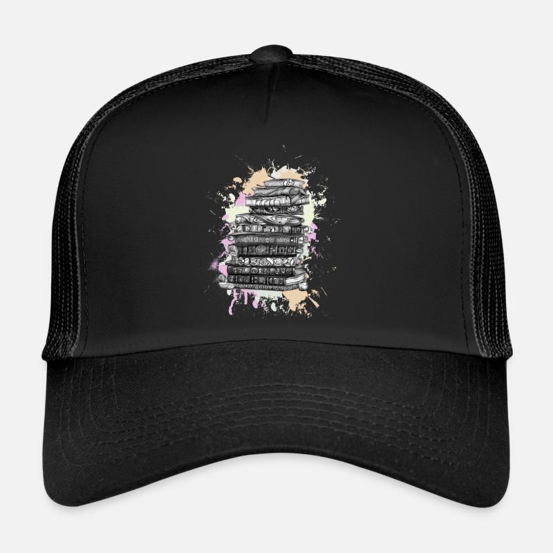 Reading books book Trucker Cap