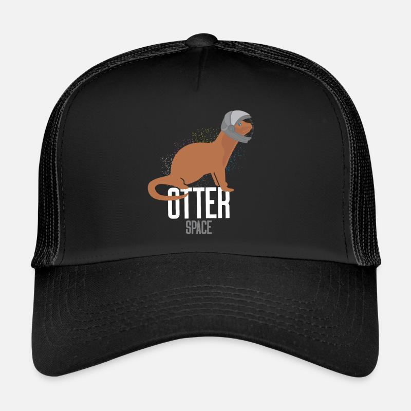 Sonnensystem Otter Weltraum Astronaut Otter Trucker Cap