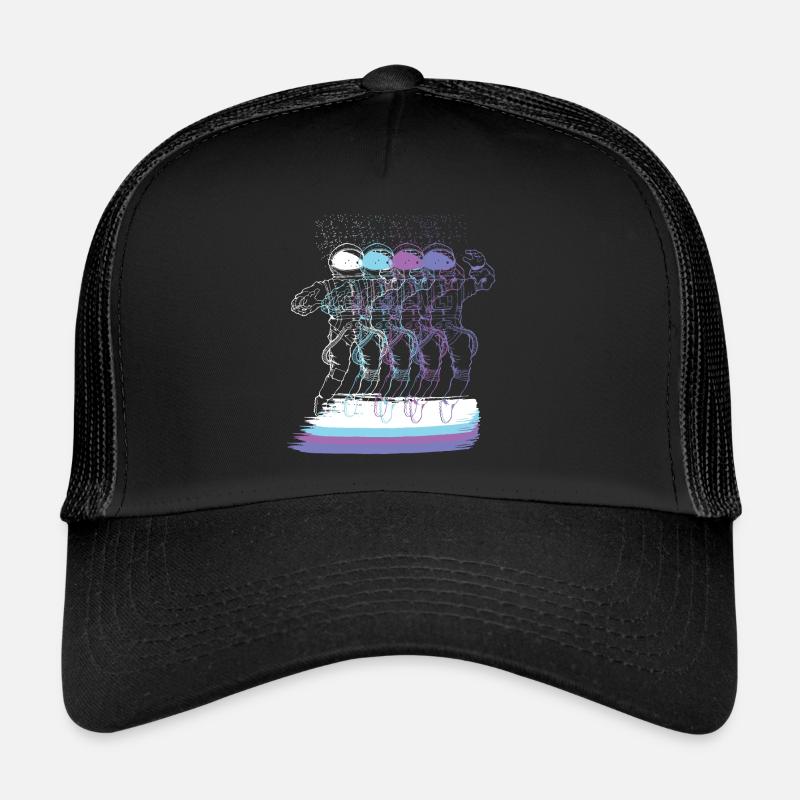Sonnensystem Mehrfacher Weltraum Astronaut Trucker Cap