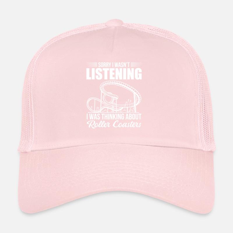 Vacances au parc à thème Je pensais à Roller Co Casquette trucker 