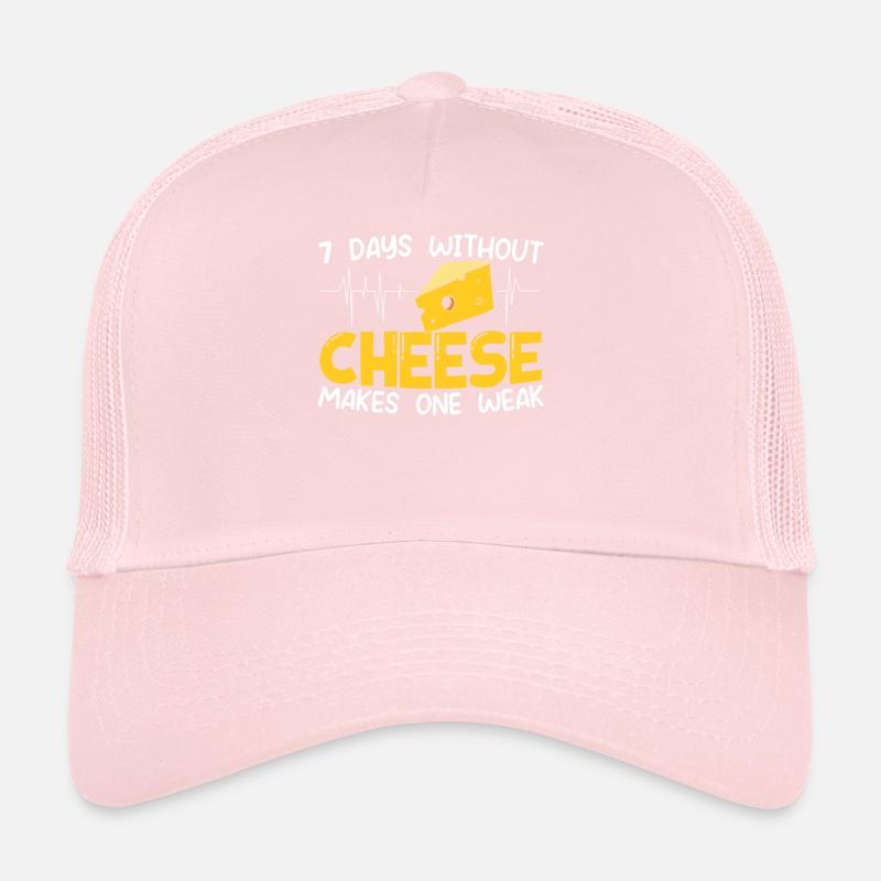 7 jours sans fromage font un aliment au fromage faible Casquette trucker 