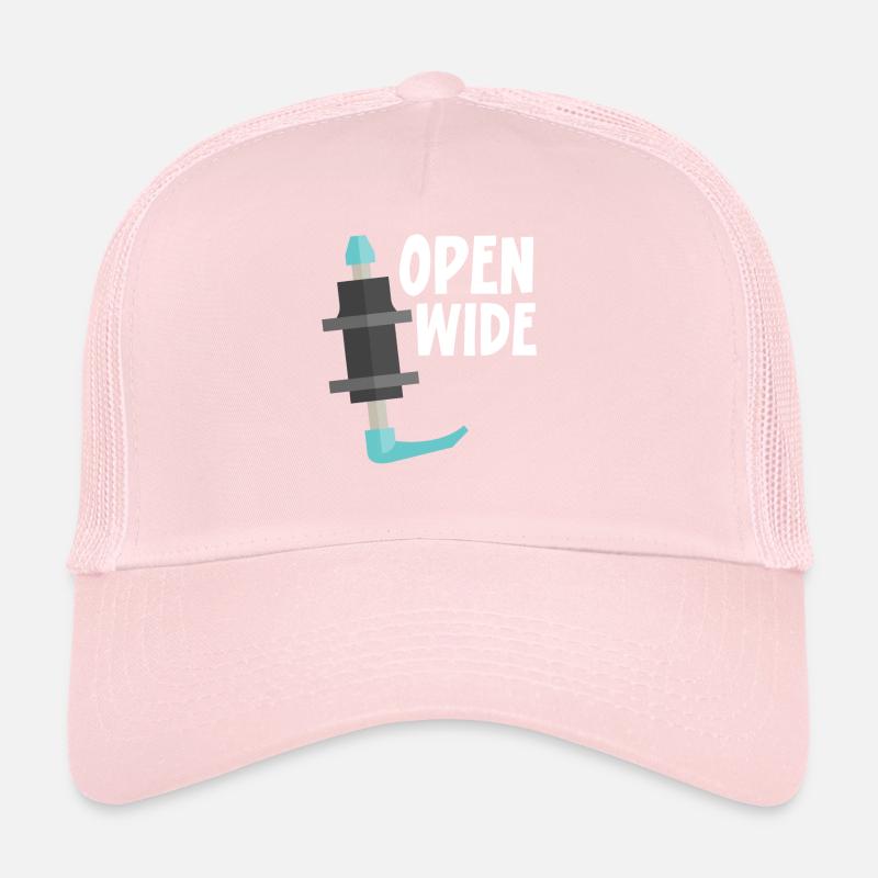 Open Wide Nurse Anesthesia Anesthesiologist Trucker Cap