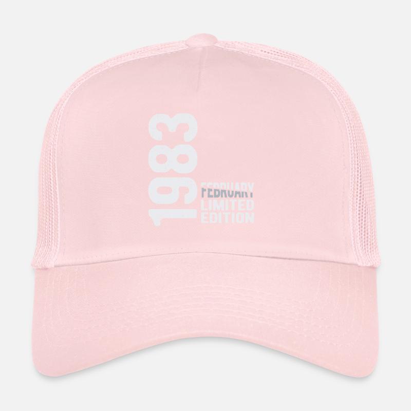 Février 1983 édition limitée Année de naissance Casquette trucker 
