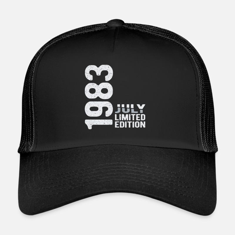 Juillet 1983 édition limitée Année de naissance Casquette trucker 