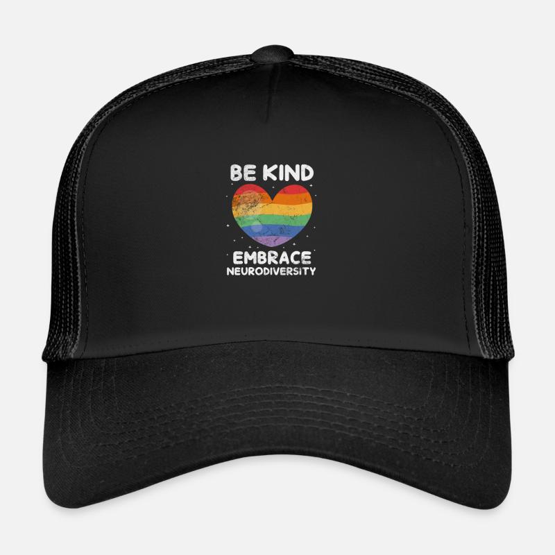TDAH - Casquette trucker  - noir/noir