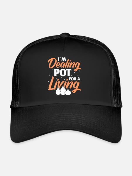 Poterie Töpfern Töpfer Töpferei - Casquette trucker  - noir/noir - Devant