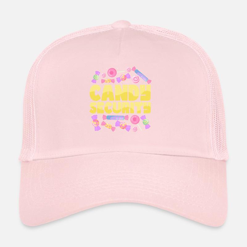 Sweets Sugar Candy Security Trucker Cap